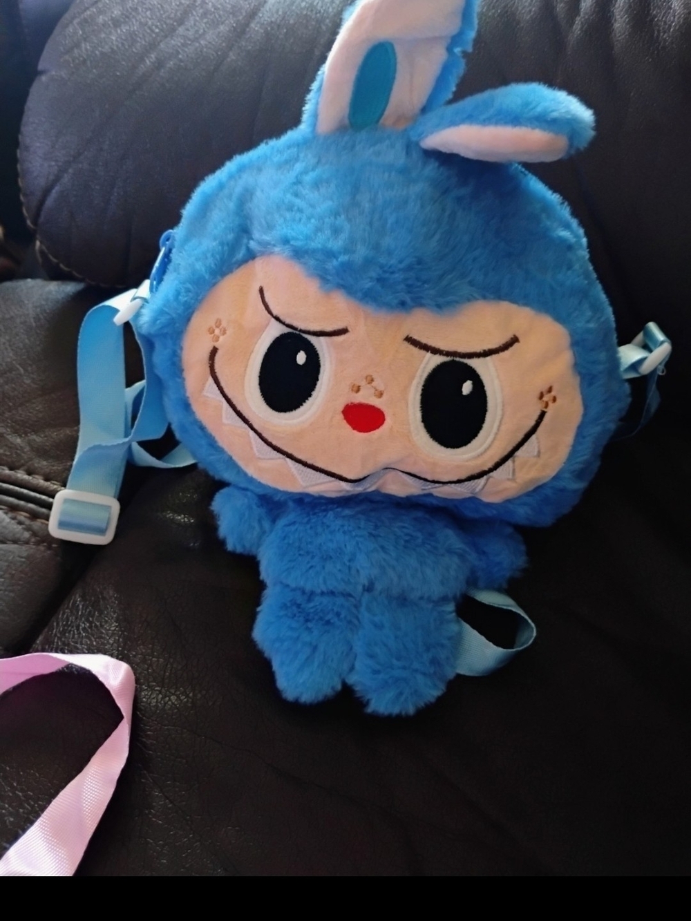 Blue Labubu Crossbody Purse